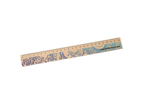 Lineal Holz 25 cm
