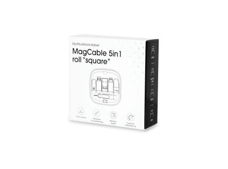 MagCable 5in1 roll "square" USB-Kabel