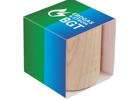 Pflanz-Holz rund mit Samen - Petersilie