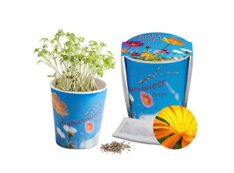 Blumenwiese To-Go - Ostern - Basilikum - neutral
