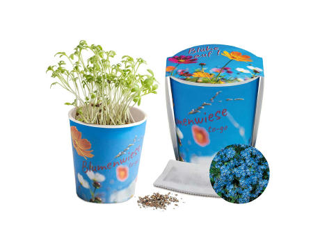 Blumenwiese To-Go - Ostern - Basilikum - neutral