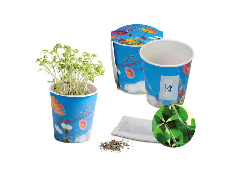 Blumenwiese To-Go - Ostern - Basilikum - neutral