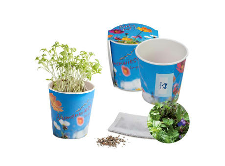 Blumenwiese To-Go - Ostern - Basilikum - neutral