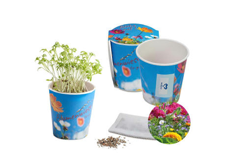 Blumenwiese To-Go - Ostern - Basilikum - neutral