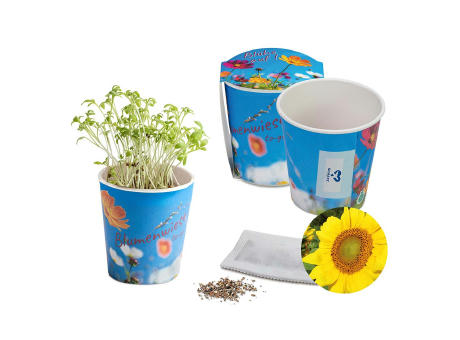 Blumenwiese To-Go - Ostern - Basilikum - neutral