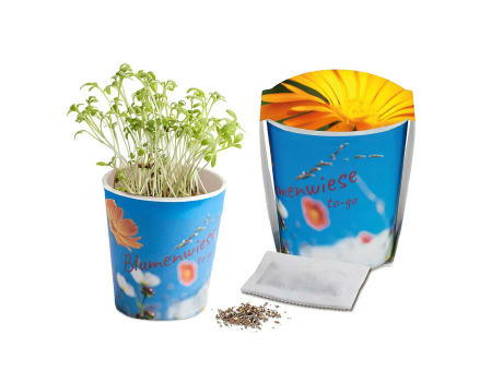 Blumenwiese To-Go - Ostern - Basilikum - neutral