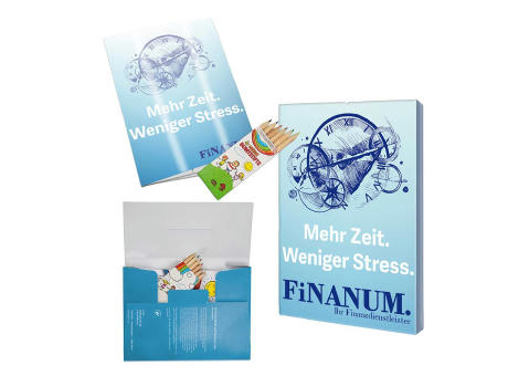 Malbuch / Mal-Set A6 - Banken - Malset neutral