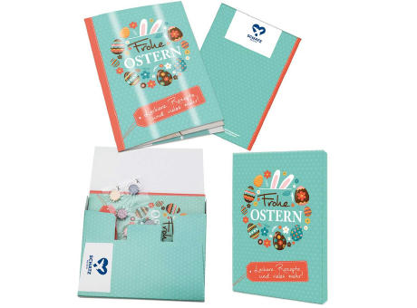 Rezeptbuch-Set "Ostern" - Eierfarben-Set neutral