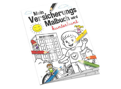 Malbuch / Mal-Set A6 - Versicherung - Malset neutral