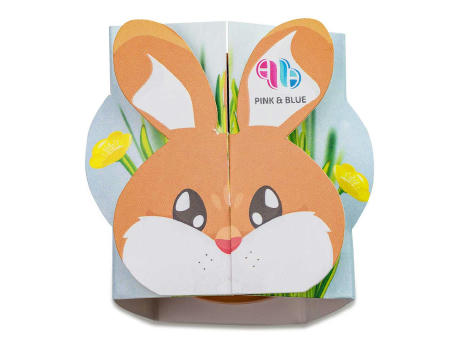 Tontöpfchen-Hase mit Samen - Basilikum