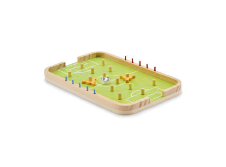 Fußballspiel aus Holz