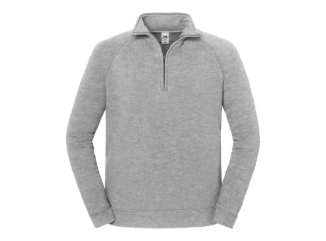 622880, Iconic Premium Zip Neck Sweat, Fruit of the Loom