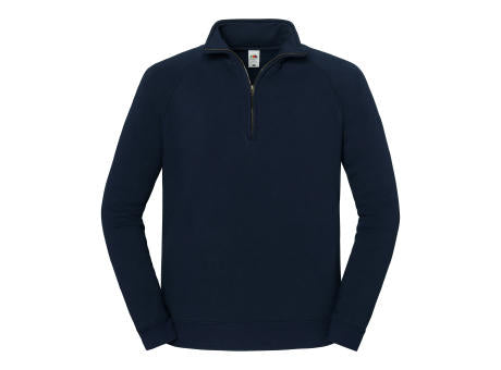 622880, Iconic Premium Zip Neck Sweat, Fruit of the Loom