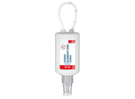 50 ml Bumper rot - Hände-Desinfektionsspray (DIN EN 1500) - Body Label
