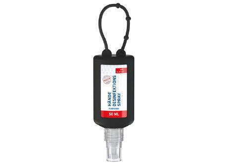 50 ml Bumper rot - Hände-Desinfektionsspray (DIN EN 1500) - Body Label
