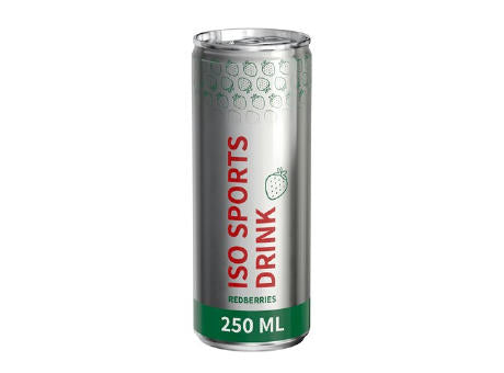 250 ml Iso Sports Drink Red Berries - Body Label