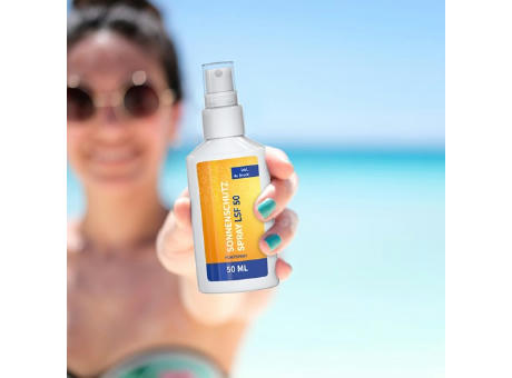 50 ml Spray - Sonnenschutzspray LSF 50 - Body Label