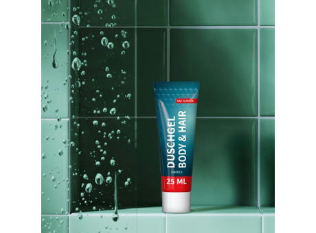 25 ml Tube - Duschgel Rosmarin-Ingwer - FullbodyPrint