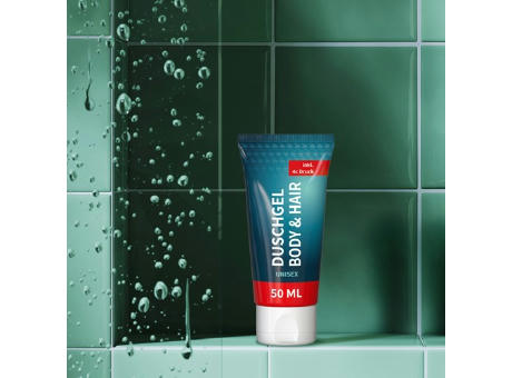 50 ml Tube - Duschgel Rosmarin-Ingwer - FullbodyPrint