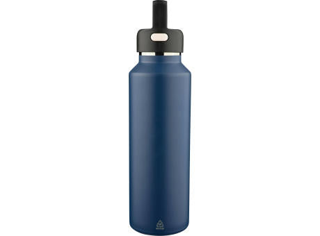 Recycelte doppelwandige Flasche aus Edelstahl 600 ml Mace