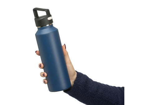 Recycelte doppelwandige Flasche aus Edelstahl 600 ml Mace