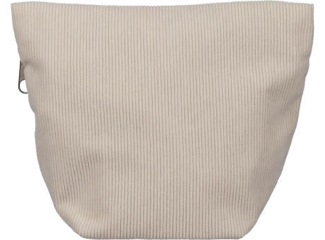 Kosmetiktasche aus Cord mit Reißverschluss Tia