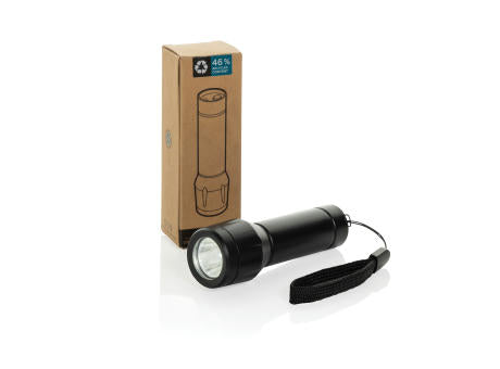 Flara USB-aufladbare Taschenlampe aus RCS recyceltem ABS