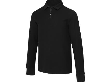 Apollo 245 g/m² Langarm Poloshirt Unisex mit Reißverschluss