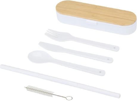 Runa Besteckset mit Bambusdeckel
