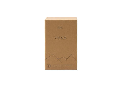 VINGA Parks Becher aus RCS Stainles Steel, 4 Stück, 250ml