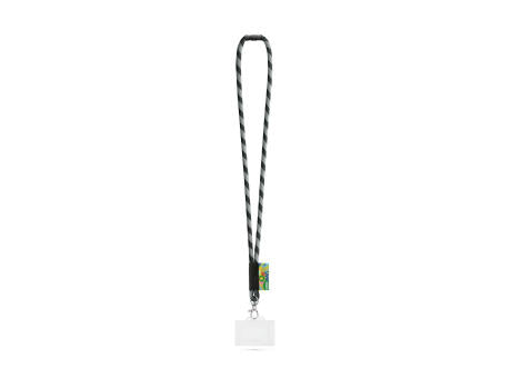 WATFORD. SET Lanyard TUBE Long (Ø 7 mm) mit 9 mm Auslösekarabiner, Ø 7 mm Sicherheitsverschluss und 91 x 68 mm starrem Ausweis-/Kartenhalter