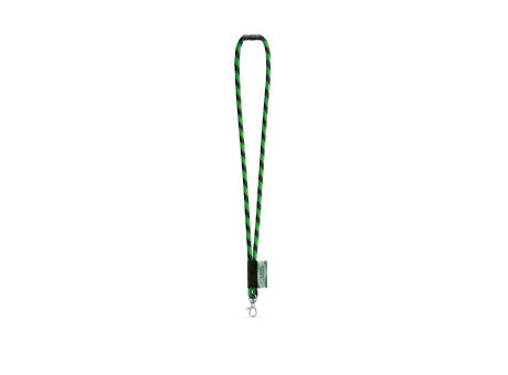 WISBECH. SET Lanyard TUBE Long (Ø 7 mm) mit 9 mm Schnappkarabiner und Ø 7 mm Sicherheitsverschluss