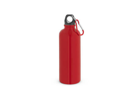 KELCE. Edelstahlflasche mit einwandiger Ausführung und Karabiner, 550 ml