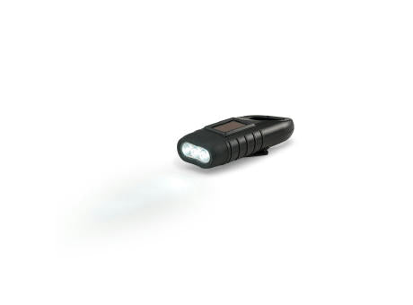 SOLARKY. Kompakte 0.5 W ABS-Taschenlampe mit 3 weißen LEDs mit 90 Lumen