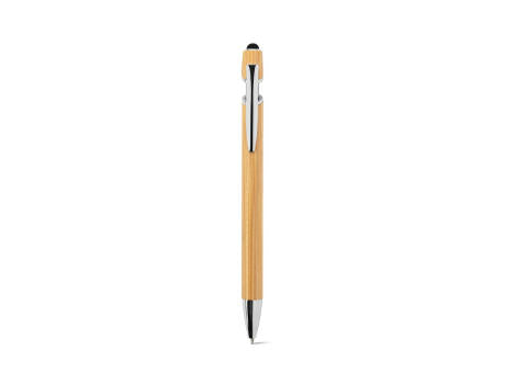 NEIL BAMBOO. Kugelschreiber aus Bambus mit verchromten Aluminiumdetails