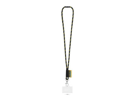 BRIDPORT. SET Lanyard NAUTIC Long (Ø 7 mm) mit 9 mm Auslösekarabiner, Ø 7 mm Sicherheitsverschluss und 91 x 68 mm starrem Ausweis-/Kartenhalter