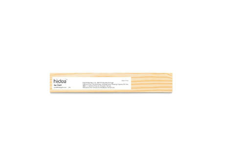 WESLEY 15. Lineal aus Kiefernholz mit 15 cm Skala