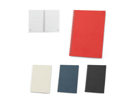 SCHILLER. Notizblock A5 mit flexiblem Cover, hergestellt aus 100 % Recyclingpapier