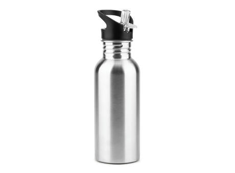EDBERG. Edelstahlflasche mit einwandiger Ausführung