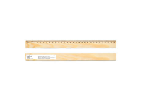 WESLEY 30. Lineal aus Kiefernholz mit 30 cm Skala