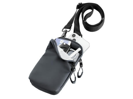 TROIKA Smartphone Umhängetasche TROIKA BLACK SMARTBAG