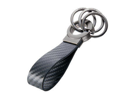 TROIKA Schlüsselanhänger KEY-CLICK CARBON