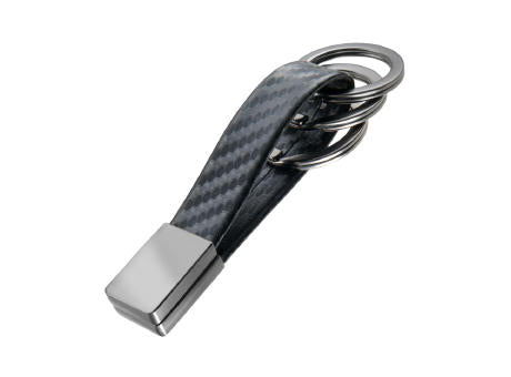 TROIKA Schlüsselanhänger TWISTER CARBON
