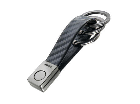 TROIKA Schlüsselanhänger TWISTER CARBON