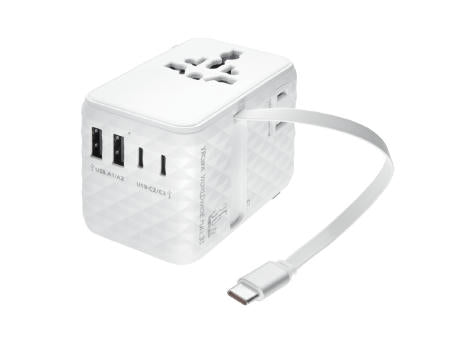 TROIKA Reiseadapter WORLDWIDE PULL 35