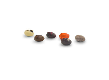 Geschenkartikel / Präsentartikel: Schokoladen-Pralineneier, 6 Stück, 125 g