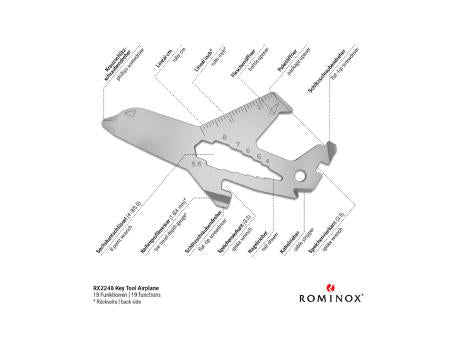 ROMINOX® Key Tool // Airplane - 19 functions (Flugzeug)