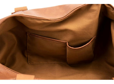 VASAD Klassischer Duffel, Cognac