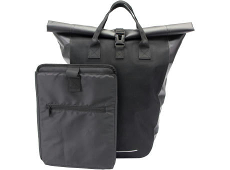 VASAD All Weather Urban Fahrradtasche, Schwarz