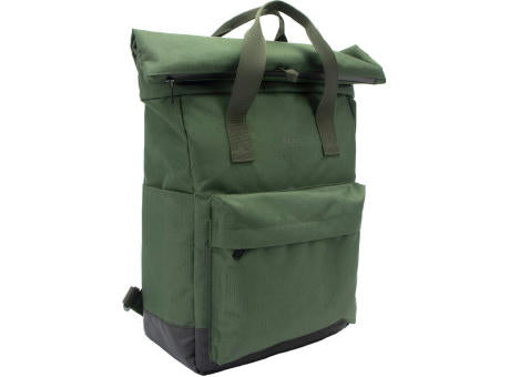 Recycle Bags Basic Fahrradrucksack, Schwarz-grün